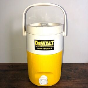 Vintage Coleman x DeWalt Water Jug Cooler with Faucet